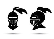 Chevalier médiéval In Helmet illustration de vecteur Chevalier médiéval In Helmet illustration de vecteur