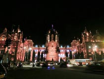 Chhatrapati Shivaji Terminus railway station royalty free stock photos Chhatrapati Shivaji Terminus railway station royalty free stock photos