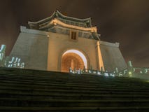 Chiang Kai-Shek memorial hall at night, Taipei, Taiwan stock image Chiang Kai-Shek memorial hall at night, Taipei, Taiwan stock image