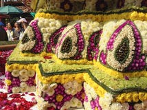 Chiang Mai, Thailand - 7 February 2015: Flower Festival Royalty Free Stock Image Chiang Mai, Thailand - 7 February 2015: Flower Festival Royalty Free Stock Image