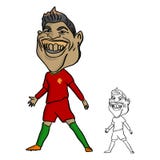 CHIANG RAI, TAILANDIA - 21 DE JUNIO: Cristiano Ronaldo un portugués Foto de archivo libre de regalías CHIANG RAI, TAILANDIA - 21 DE JUNIO: Cristiano Ronaldo un portugués Foto de archivo libre de regalías