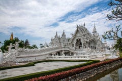 Chiang Raja w północnym Tajlandia Baimiao dzwonił: Długa Kuna świątynia, Linh Quang, Biała smok świątynia lub x28; Wat Rong Khun& zdjęcie stock Chiang Raja w północnym Tajlandia Baimiao dzwonił: Długa Kuna świątynia, Linh Quang, Biała smok świątynia lub x28; Wat Rong Khun& zdjęcie stock
