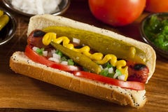 Chicago-Art-Hotdog lizenzfreie stockfotografie Chicago-Art-Hotdog lizenzfreie stockfotografie