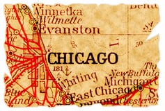 Chicago old map