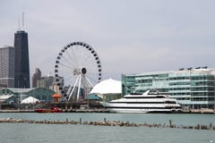 Chicago& x27 ; pilier de marine de s Image libre de droits Chicago& x27 ; pilier de marine de s Image libre de droits
