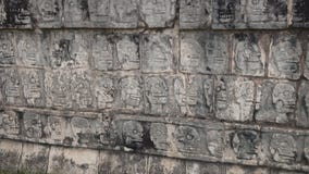 Chichen Itza, Juego de Pelota, cour de boule banque de vidéos Chichen Itza, Juego de Pelota, cour de boule banque de vidéos