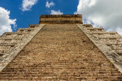 Chichen Itza - Oude Maya Temple Ruins in Yucatan, Mexico royalty-vrije stock afbeeldingen Chichen Itza - Oude Maya Temple Ruins in Yucatan, Mexico royalty-vrije stock afbeeldingen