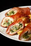 Chicken breast stuffed with broccoli and cheese