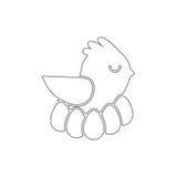 Chicken and eggs outline icon. Elements of Easter illustration icon. Signs and symbols can be used for web, logo, mobile app, UI, stock illustration Chicken and eggs outline icon. Elements of Easter illustration icon. Signs and symbols can be used for web, logo, mobile app, UI, stock illustration