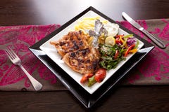 Chicken Grilled Dish Stock Images
