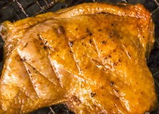 Chicken grilling, cooking food royalty free stock photography Chicken grilling, cooking food royalty free stock photography