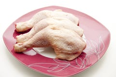 Chicken Thigh Raw Stock Photography
