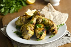 Chicken With Cumin Seeds Royalty Free Stock Image