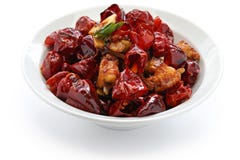Chicken With Sichuan Chili Peppers Stock Photography Chicken With Sichuan Chili Peppers Stock Photography