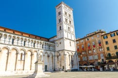Chiesa Di SAN Michele σε Foro ST Michael Ρωμαίος - καθολική βασιλική εκκλησιών στο τετράγωνο πλατειών SAN Michele στο ιστορικό κέ στοκ φωτογραφία Chiesa Di SAN Michele σε Foro ST Michael Ρωμαίος - καθολική βασιλική εκκλησιών στο τετράγωνο πλατειών SAN Michele στο ιστορικό κέ στοκ φωτογραφία