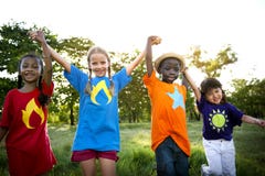 Child Friends Boys Girls Playful Nature Offspring Concept royalty free stock images Child Friends Boys Girls Playful Nature Offspring Concept royalty free stock images
