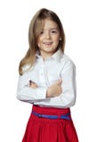 Child girl kid happy face smiling isolated on white. royalty free stock photography Child girl kid happy face smiling isolated on white. royalty free stock photography