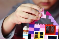 Child hands playing royalty free stock photo Child hands playing royalty free stock photo