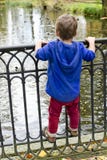 Child On Bridge Royalty Free Stock Images