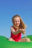 Child playing, summer beach vacation stock images Child playing, summer beach vacation stock images