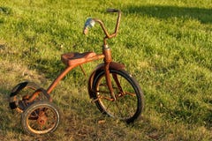 Child S Vintage Tricycle Royalty Free Stock Photos