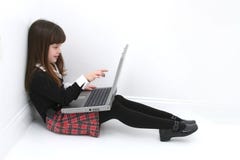 Child Using Laptop