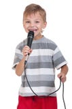 Child With Microphone Stock Photo Child With Microphone Stock Photo