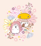 Childish card stock illustration Childish card stock illustration