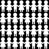 Children Holding Hands Seamless Pattern Stock Photography Children Holding Hands Seamless Pattern Stock Photography