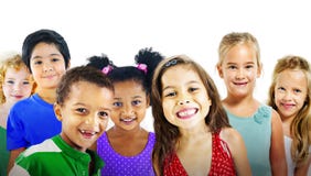 Children Kids Diversity Friendship Happiness Cheerful Concept