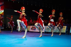 Children participate at International MegaDance competition Royalty Free Stock Photo Children participate at International MegaDance competition Royalty Free Stock Photo