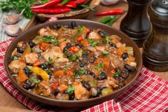 Chili With Black Beans And Chicken Royalty Free Stock Images