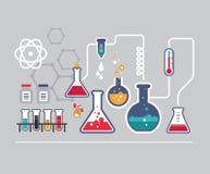 Chimie infographic illustration de vecteur Chimie infographic illustration de vecteur