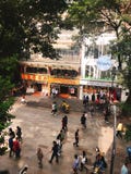 China Guangzhou street view on weekend stock image China Guangzhou street view on weekend stock image