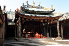 Chinese Ancient Dragon Mother Temple, Longmu Temple Stock Photography