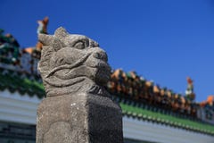Chinese Ancient Dragon Mother Temple, Longmu Temple Stock Photography