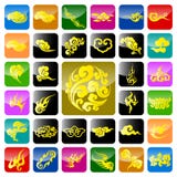 Chinese Auspicious Cloud. A variety of Chinese Auspicious Cloud icons.Increased by Adobe Illustrator 10.0 Vector Format vector illustration Chinese Auspicious Cloud. A variety of Chinese Auspicious Cloud icons.Increased by Adobe Illustrator 10.0 Vector Format vector illustration