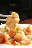 Chinese food, spicy shrimp