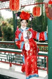 Chinese Girl In Ancient Dress Stock Photo