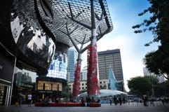 Chinese New Year Decoration at Orchard Road stock image Chinese New Year Decoration at Orchard Road stock image
