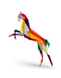 Chinese new year of the Horse colorful triangle EPS10 file. vector illustration Chinese new year of the Horse colorful triangle EPS10 file. vector illustration