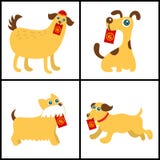 Chinese new year icon. celebrate year of dog. This is chinese new year icon design vector illustration Chinese new year icon. celebrate year of dog. This is chinese new year icon design vector illustration