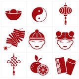 Chinese new year icon. For web or print stock illustration Chinese new year icon. For web or print stock illustration