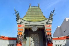 Chinese Theater in Hollywood Boulevard, Los Angeles royalty free stock images Chinese Theater in Hollywood Boulevard, Los Angeles royalty free stock images