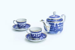 Chinesische Teesätze stockbild Chinesische Teesätze stockbild