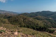 Chios hill view covered in with grass royalty free stock images Chios hill view covered in with grass royalty free stock images