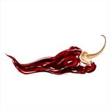 Chipotle Poivre de piment épicé sec illustration stock Chipotle Poivre de piment épicé sec illustration stock