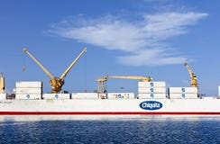 Chiquita container transports Royalty Free Stock Image Chiquita container transports Royalty Free Stock Image