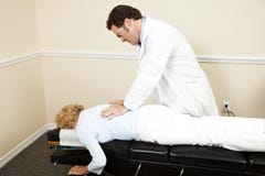Chiropractor with Copyspace