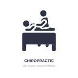 chiropraktijkpictogram op witte achtergrond Eenvoudige elementenillustratie van Mensenconcept stock illustratie chiropraktijkpictogram op witte achtergrond Eenvoudige elementenillustratie van Mensenconcept stock illustratie